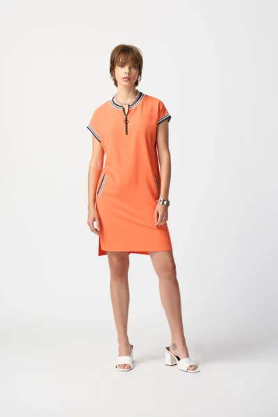 Vestido Reto Cor Mandarin Joseph Ribkoff