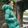 Parka Verde com Pele Dichi