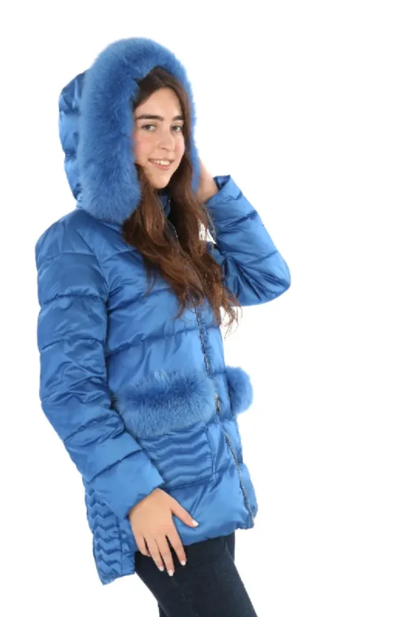 Parka com Pele Azulão