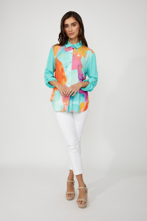 Blusa Floral Frank Lyman