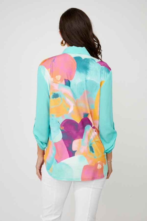 Blusa Floral Frank Lyman