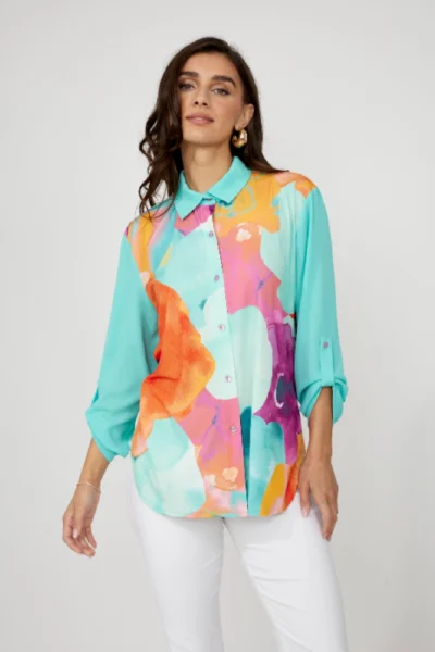 Blusa Floral Frank Lyman